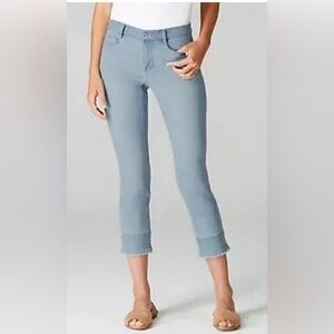 NWT J.Jill Authentic Fit Cropped jeans denim women’s size 18 oxford wash stretch